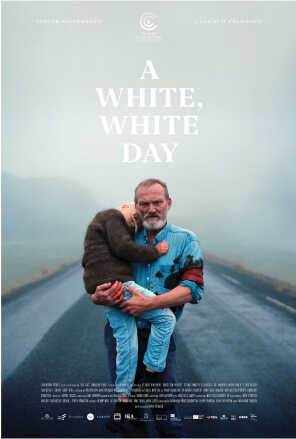 Poster: Old man carrying girl on a foggy road